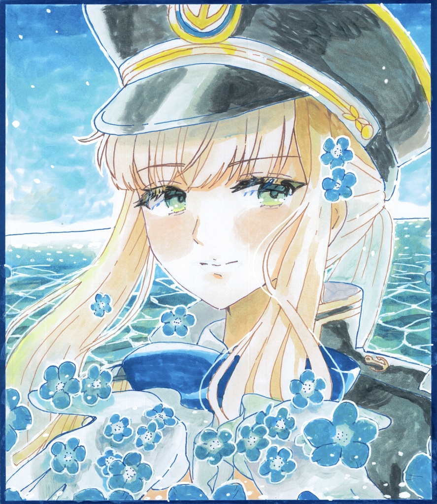 【fgo/ネモ/ネモノア】手描き色紙オーダー【まずはDMから】