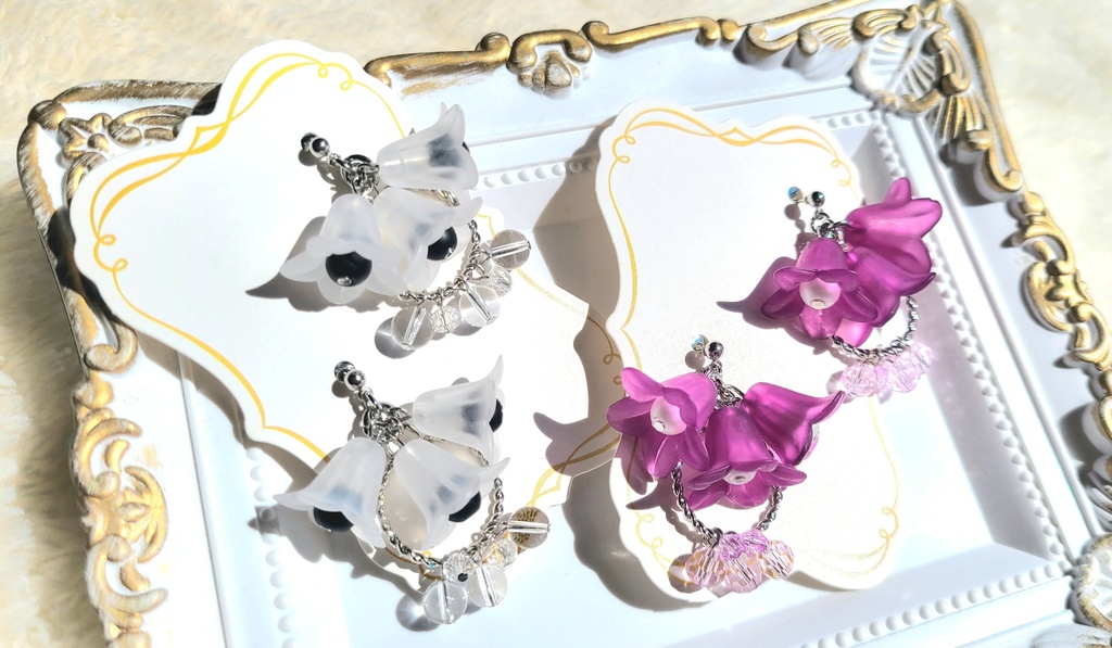 花のピアス イヤリング