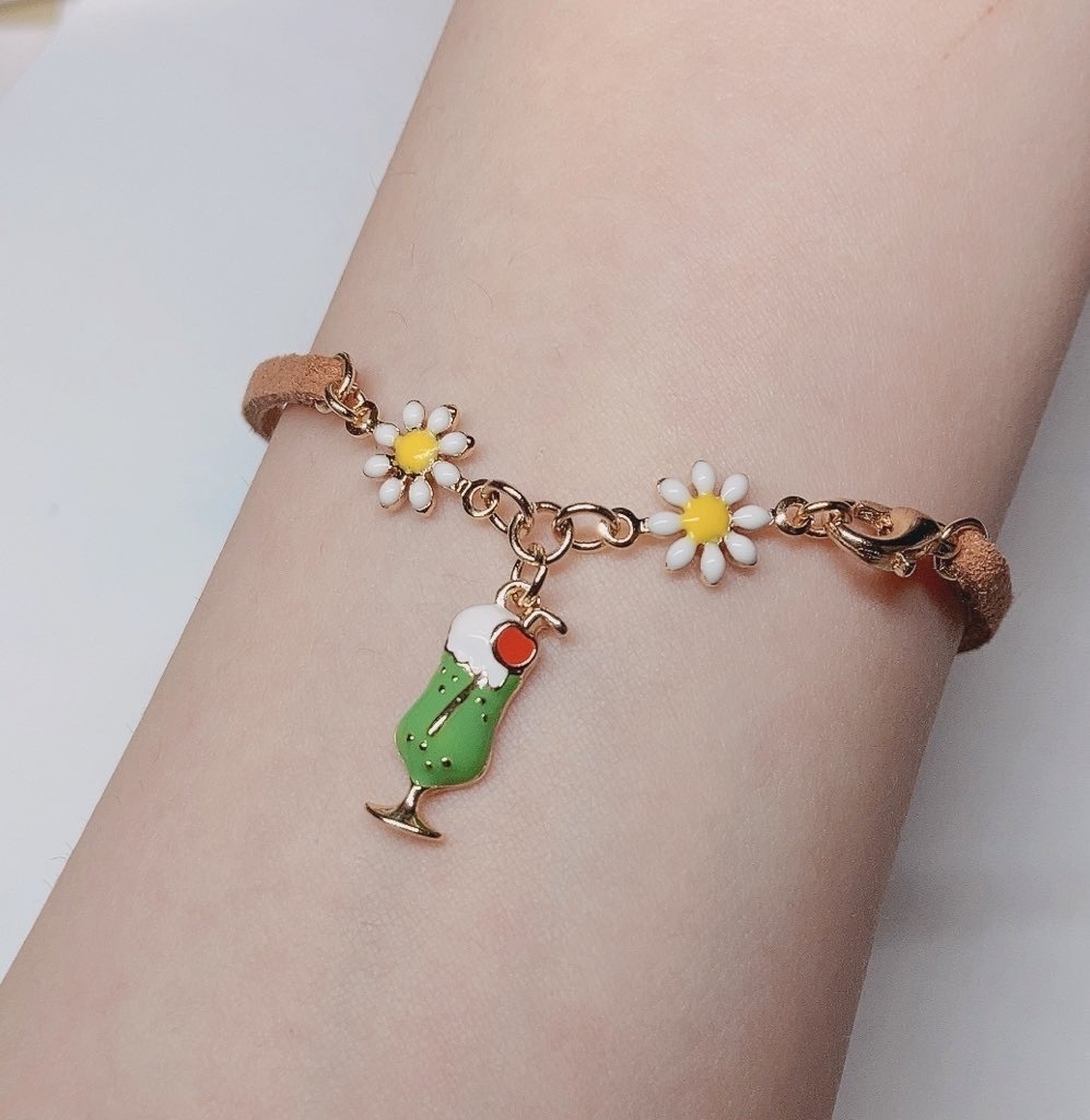 ぬいぐるみアクセ メロン・ブルーハワイソーダお出かけチャーム