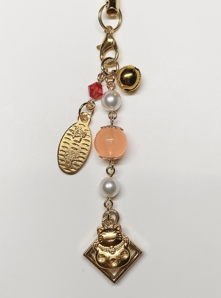 豪徳寺ミケモチーフストラップ