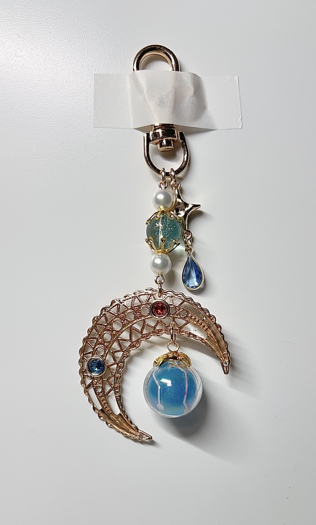 博士🧪偽月モチーフバッグチャーム🧪蓄光