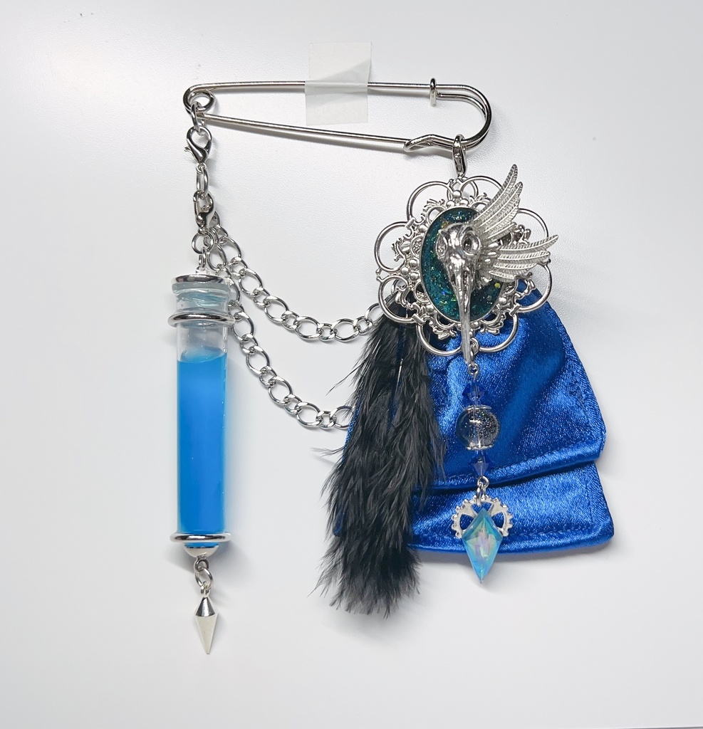 🧪博士モチーフバッグブローチ🧪