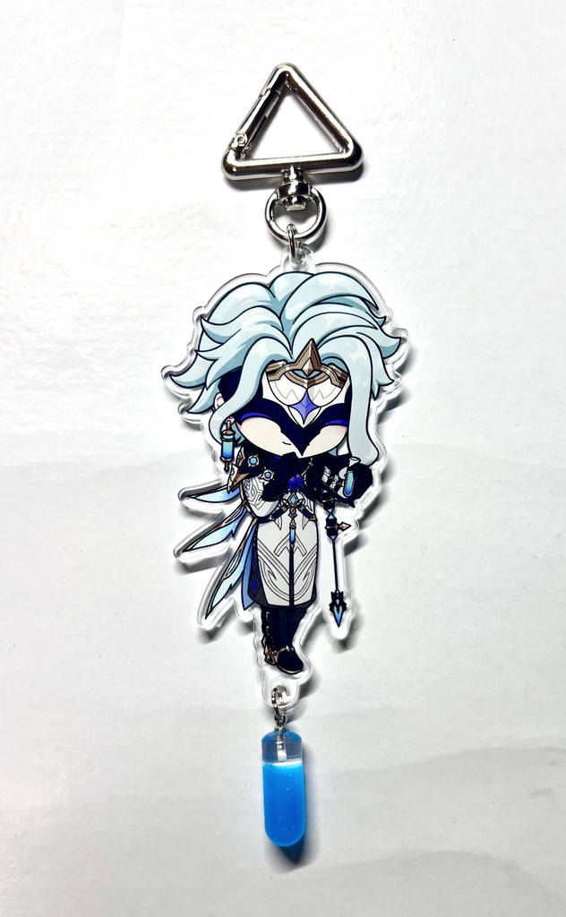 🧪博士アクリルキーホルダー（蓄光試験管チャーム付き）🧪 