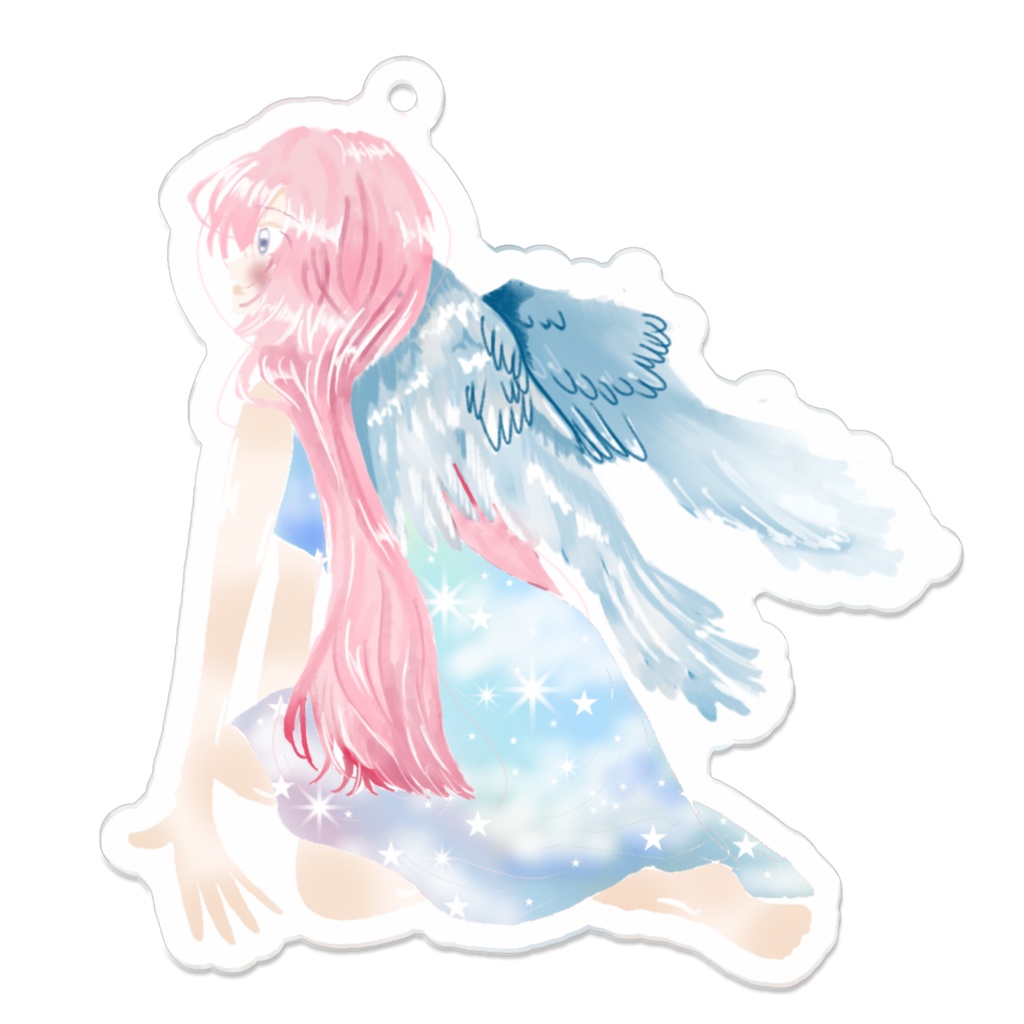 水彩絵の具のアクキー