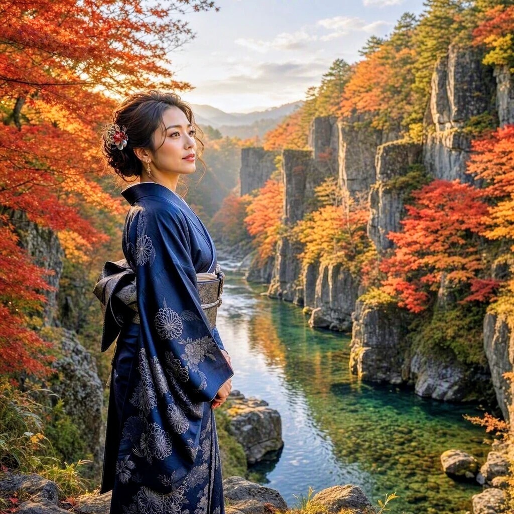 【AI生成アート】47都道府県シリーズ 第12弾 大分編 - 15枚セット