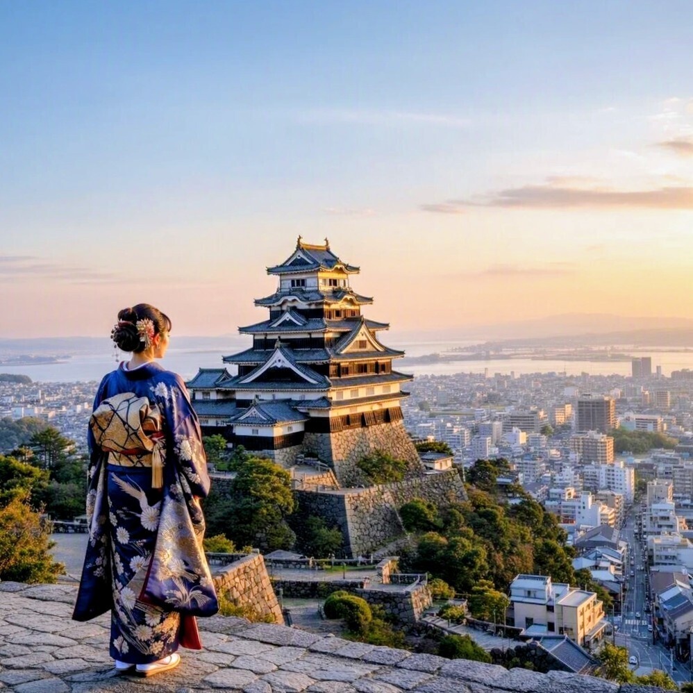 【AI生成アート素材】愛媛県編 Vol.22 | 47都道府県シリーズ | 高画質15枚セット
