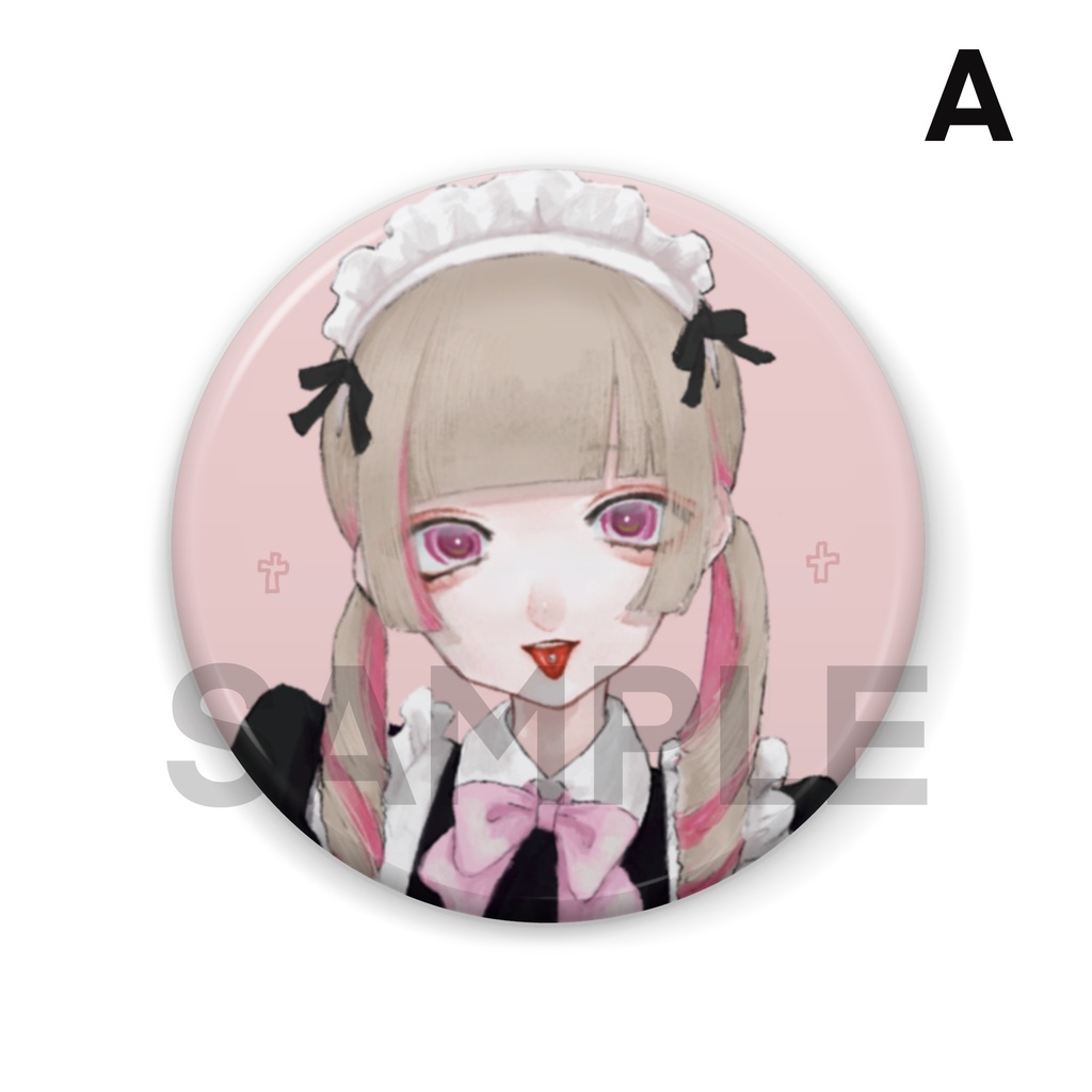 メイド缶バッジ 全3種