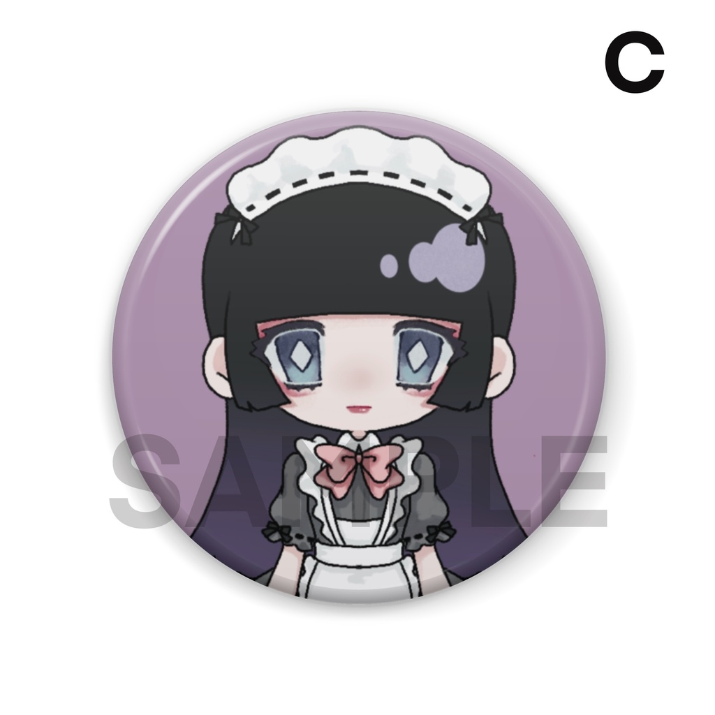 メイド缶バッジ 全3種