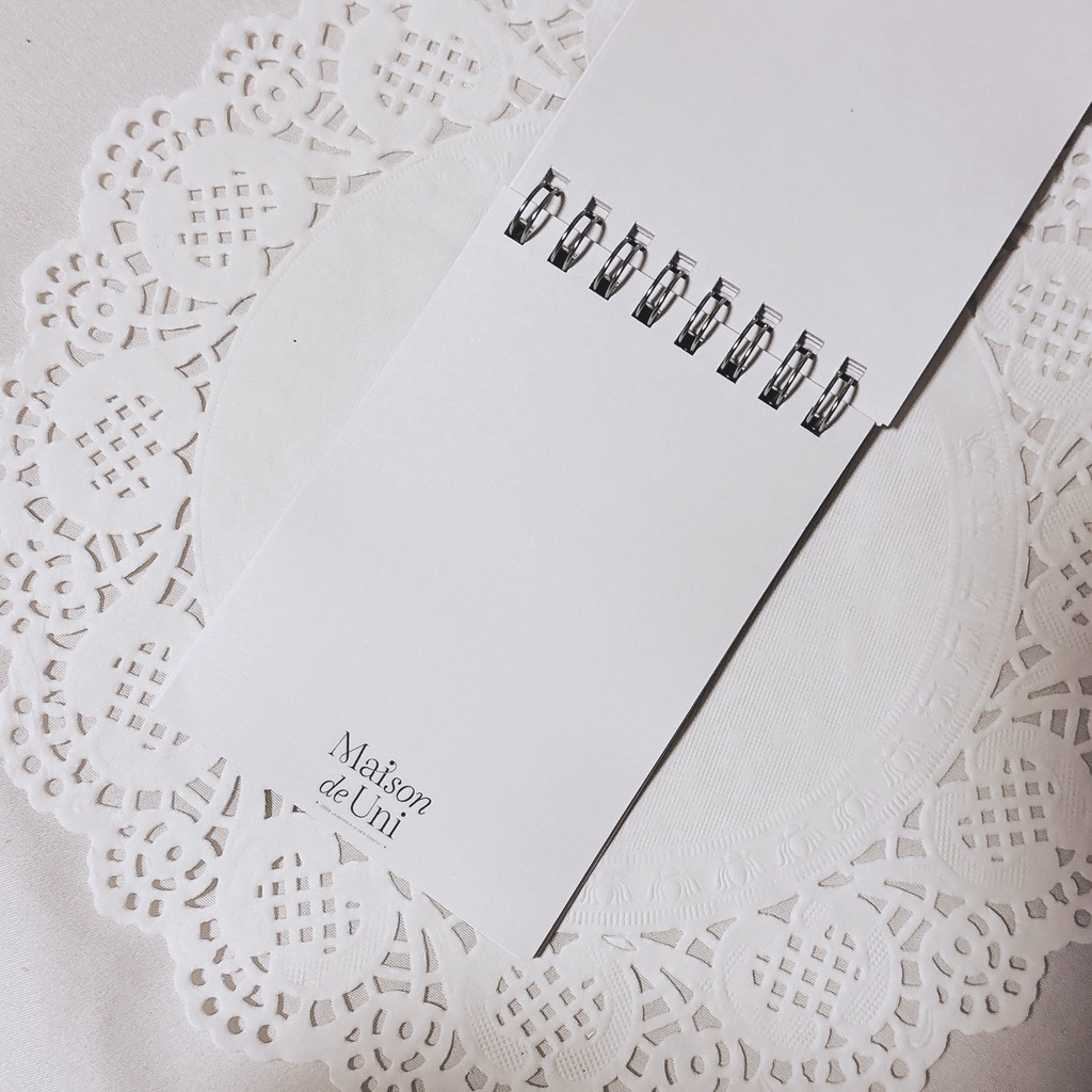 Maison de Uni ミニメモ帳