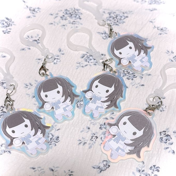 ちびまろアクキー＆シールセット