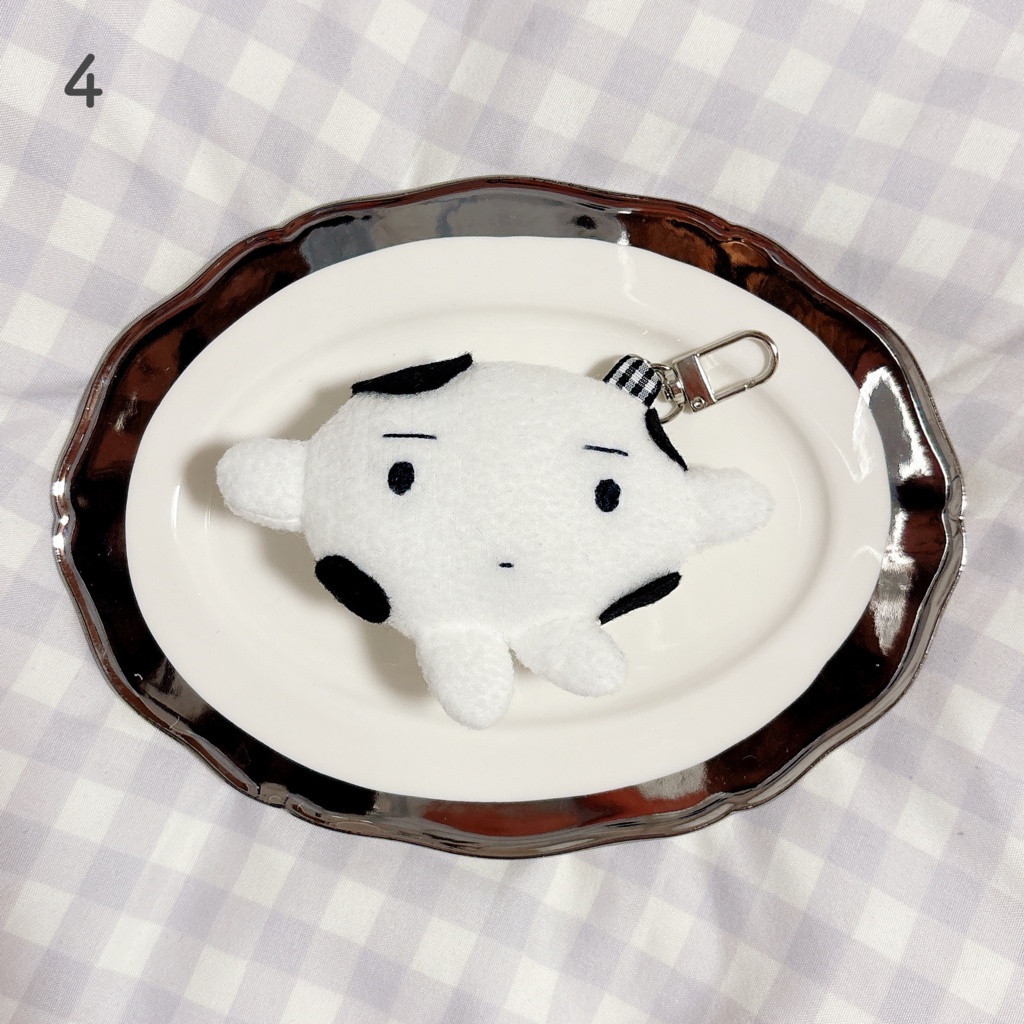 豆大福ぬいぐるみキーホルダー