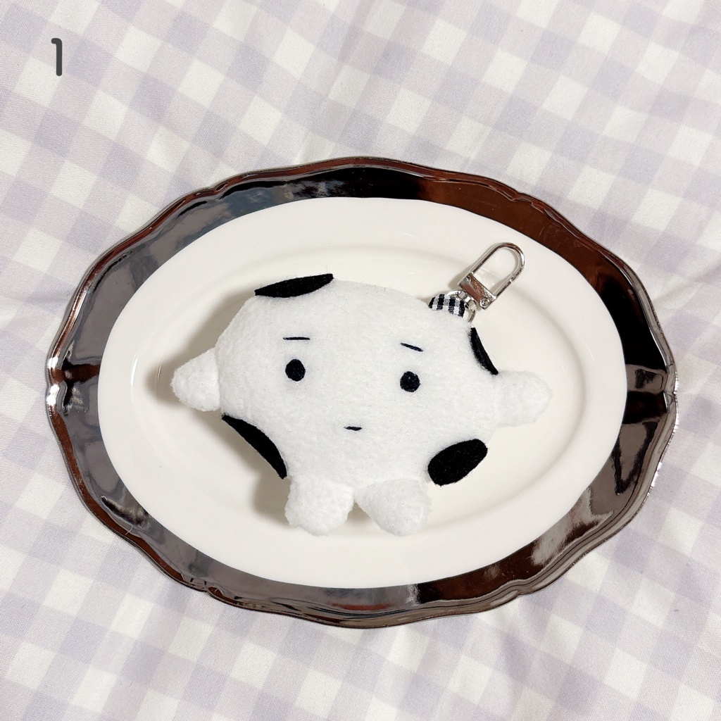 豆大福ぬいぐるみキーホルダー