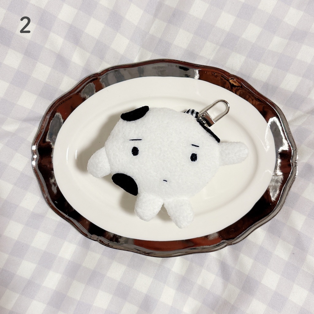 豆大福ぬいぐるみキーホルダー