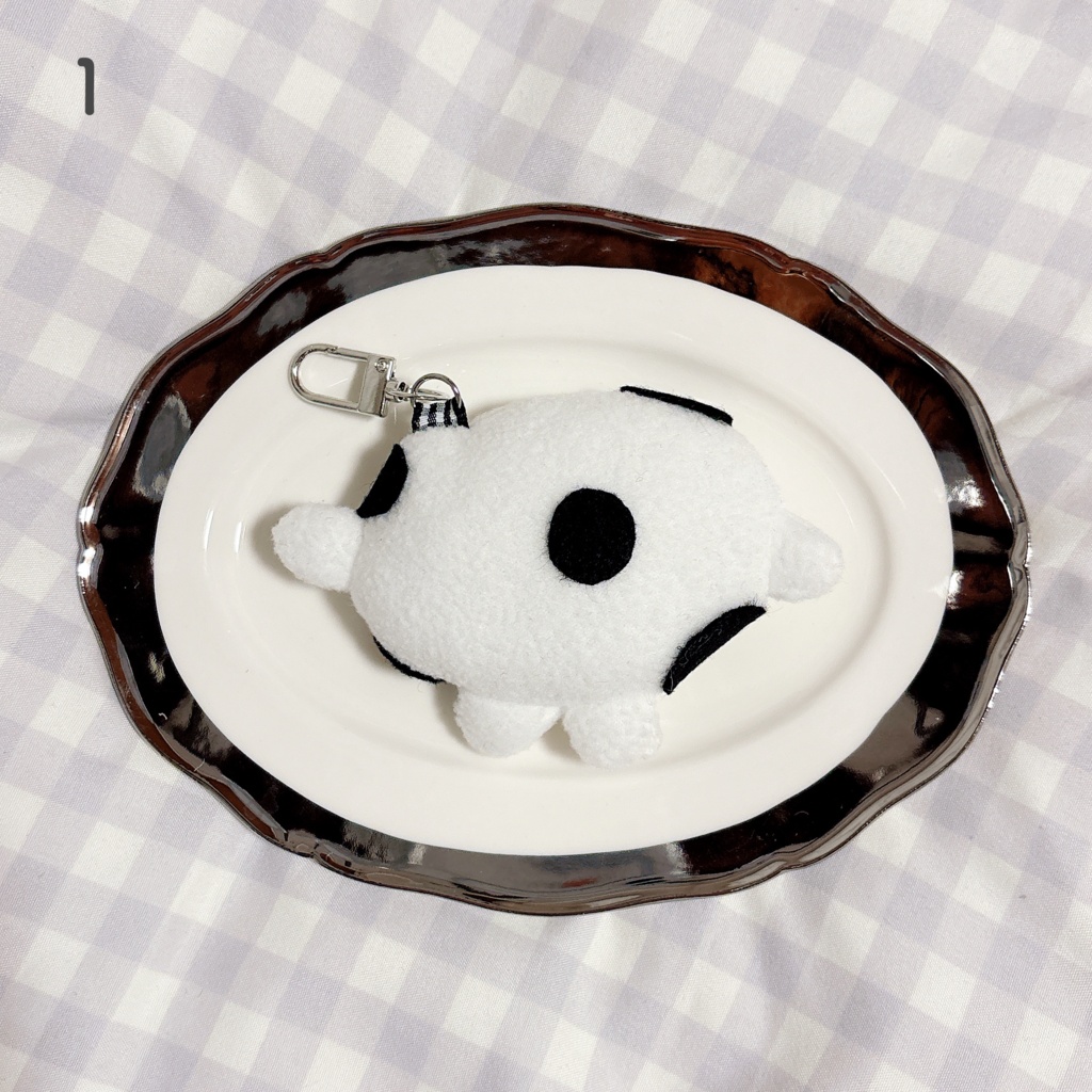 豆大福ぬいぐるみキーホルダー