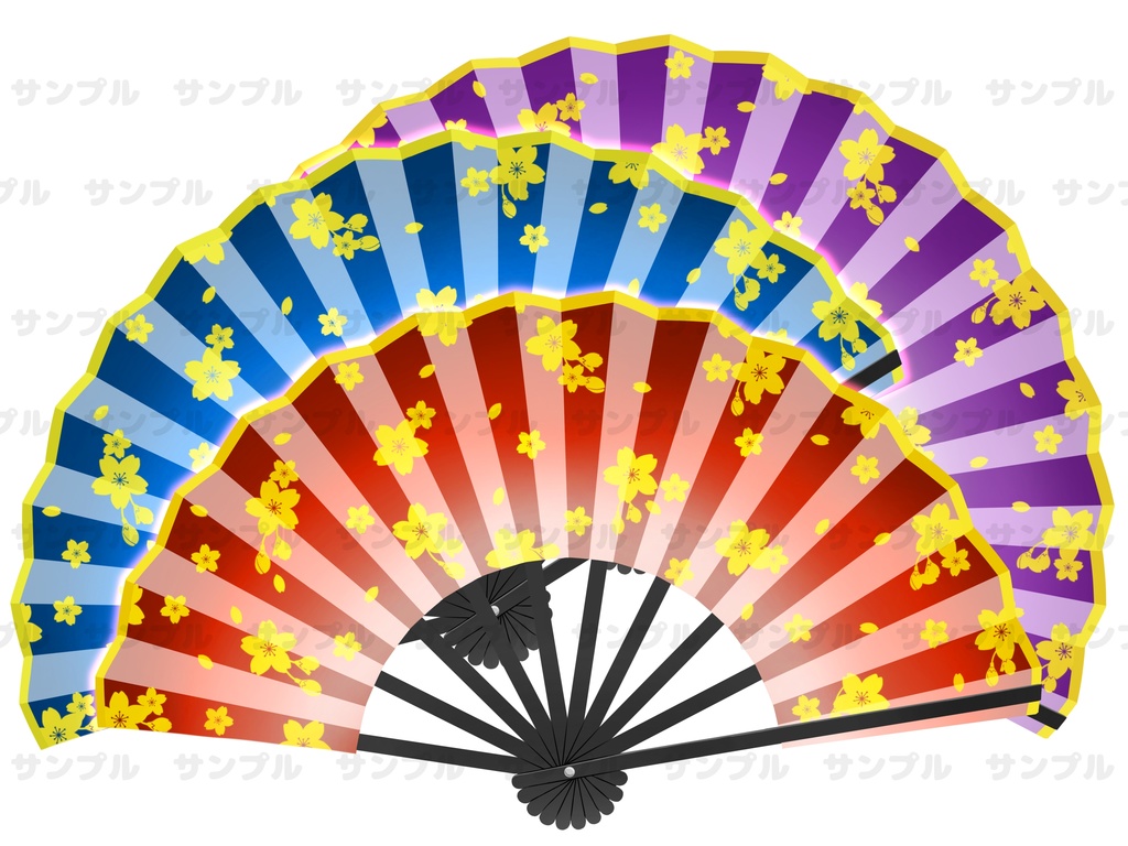 17種類の扇子素材