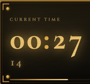 【無料素材】OBS用スチームパンク風の時計ウィジェット