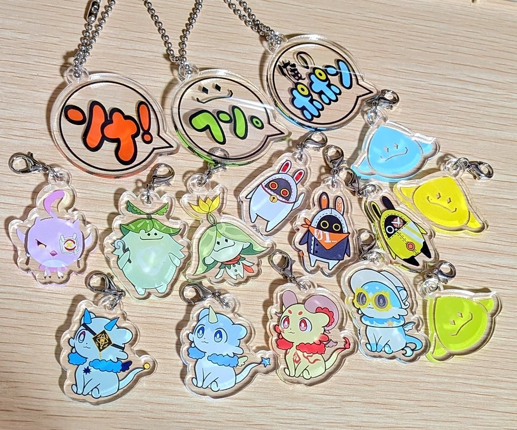 アクリルチャーム