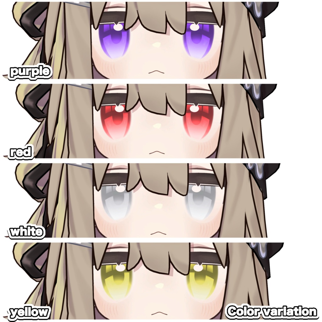 【 無料版あり 】Simple Eye Texture【 Kipfel 】