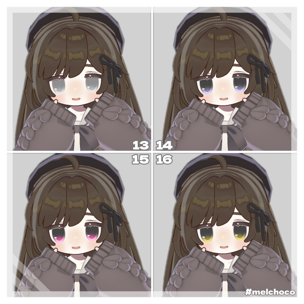 【 Kipfel 】Kipfel Fuwari Eye texture+Makeup(+body) texture