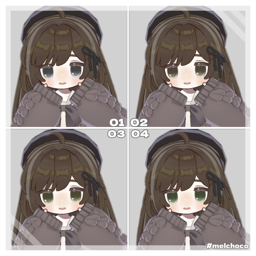 【 Kipfel 】Kipfel Fuwari Eye texture+Makeup(+body) texture