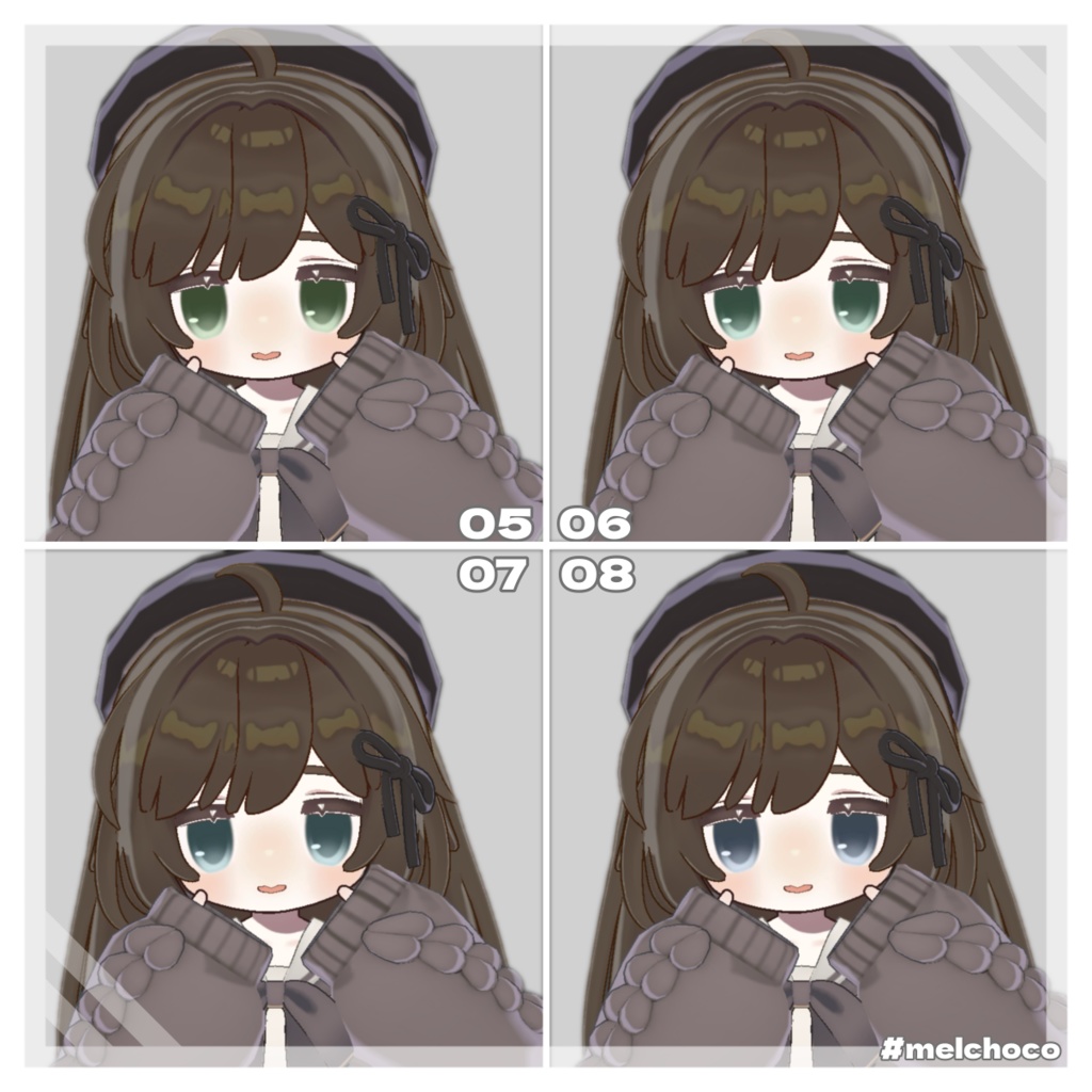 【 Kipfel 】Kipfel Fuwari Eye texture+Makeup(+body) texture