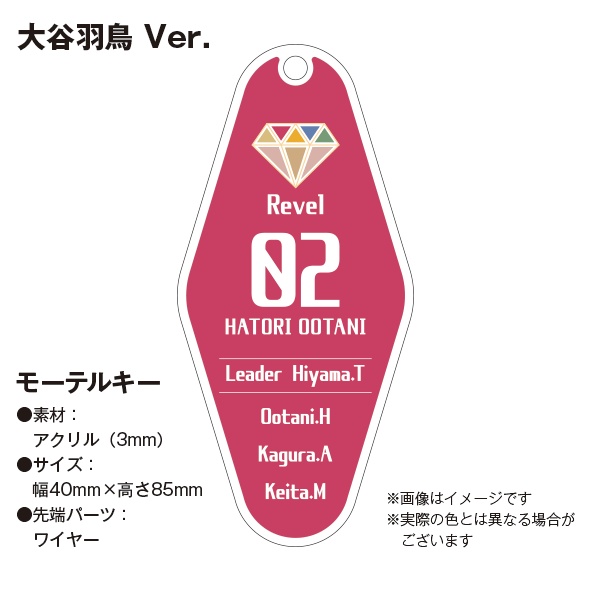 【サンプル】モーテルタグ（スタマイ★羽鳥・神楽）