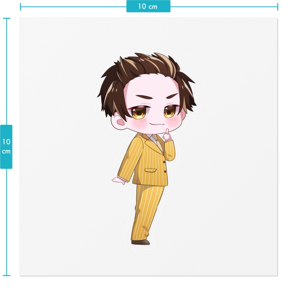 新アイコンのちびキャラステッカー