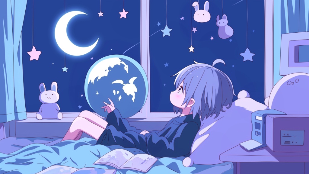 フリーBGM「ゆめみるナイトルーム」配信・作業・勉強