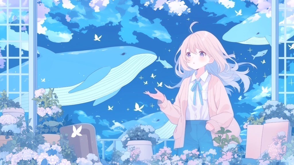 フリーBGM「窓辺のアクアリウム」配信・作業・勉強