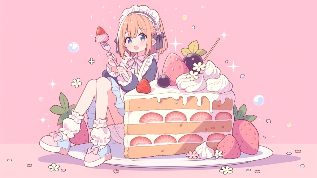 フリーBGM「夢心地ショートケーキ」配信・作業・勉強