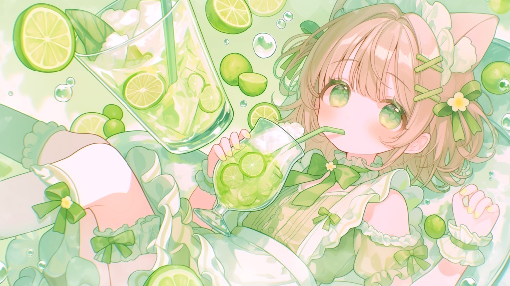 フリーBGM「しゅわしゅわライムソーダ」配信・作業・勉強