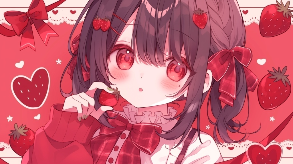 フリーBGM「イチゴ色のしあわせ」配信・作業・勉強