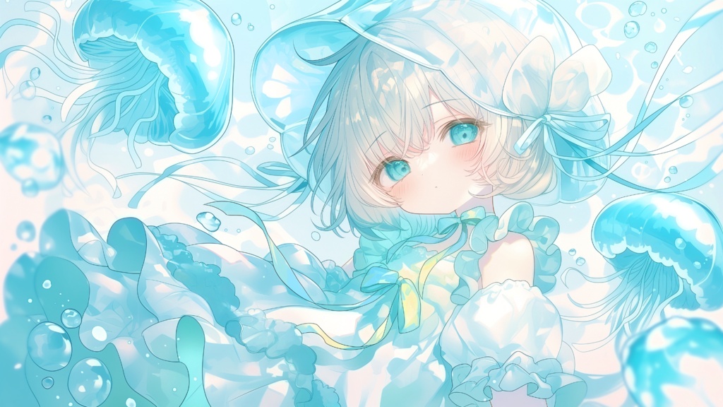 フリーBGM「しゅわしゅわクラゲ姫」配信・作業・勉強