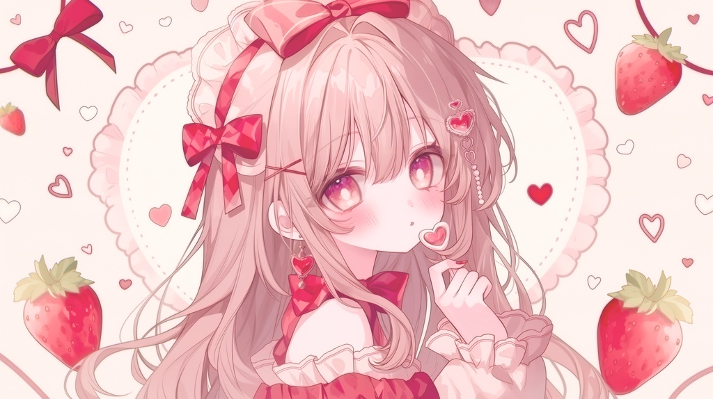 フリーBGM「Sweet Strawberry」配信・作業・勉強