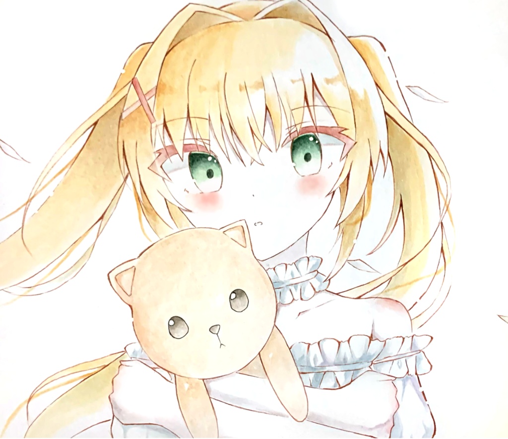 紬ヴェンダース アニメ放送記念色紙 ②(イラストカード付き)