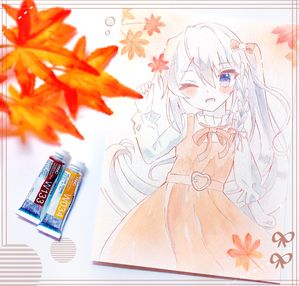 新海天(秋服ver.)/原画
