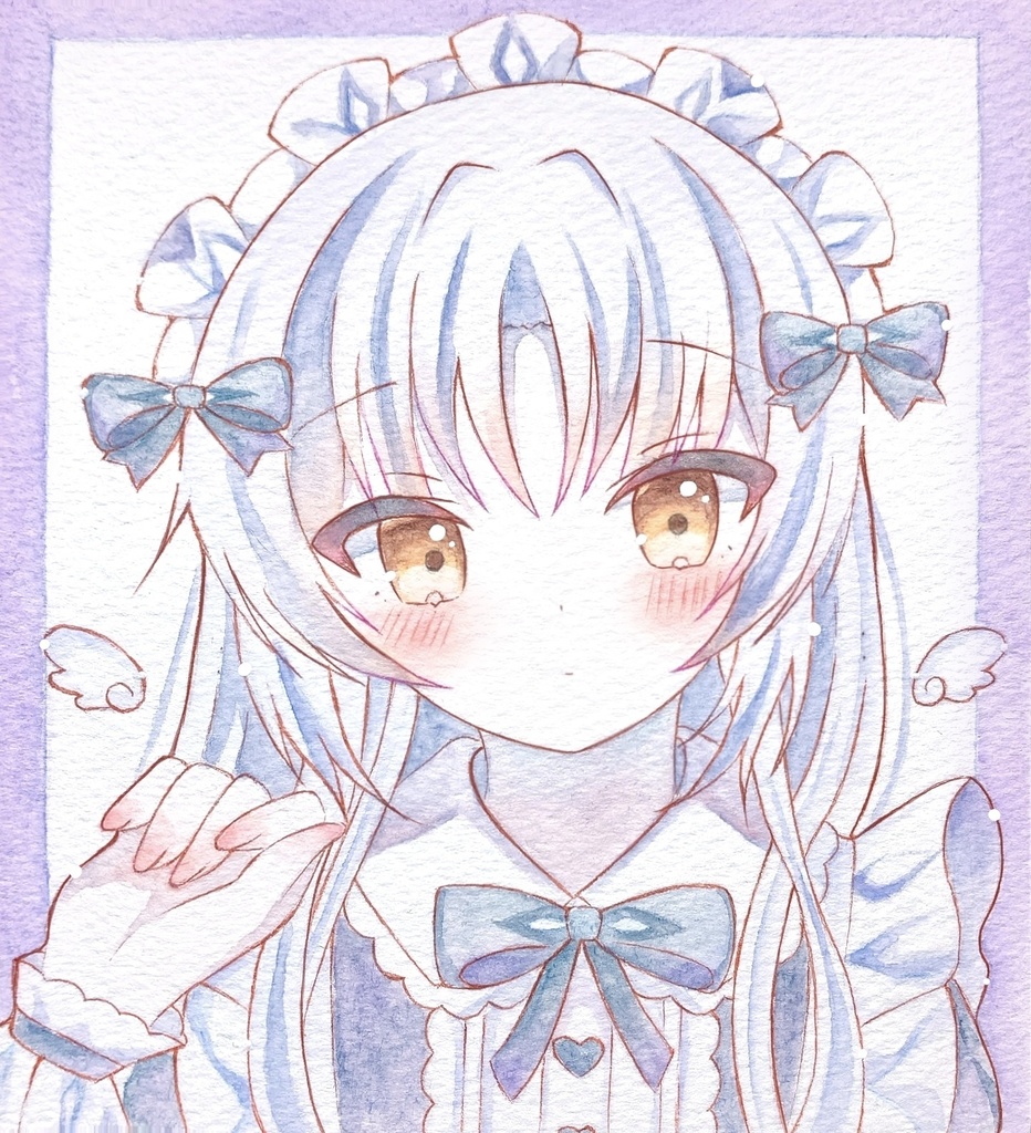 立華かなで(メイドver.)/色紙