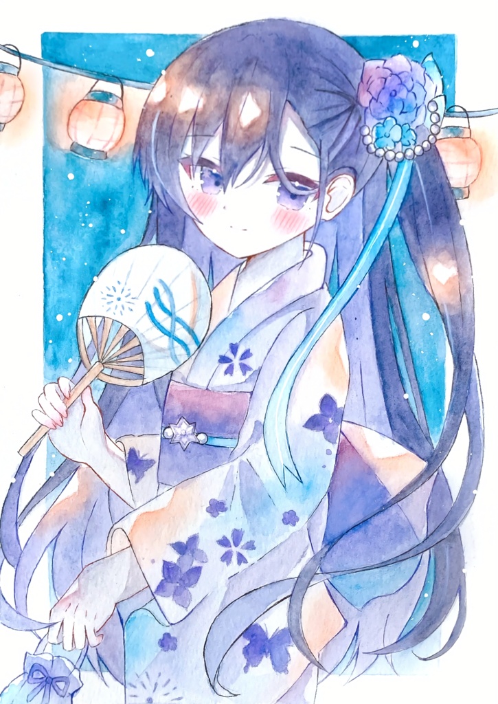 速川六花/原画A5(14.8×21)