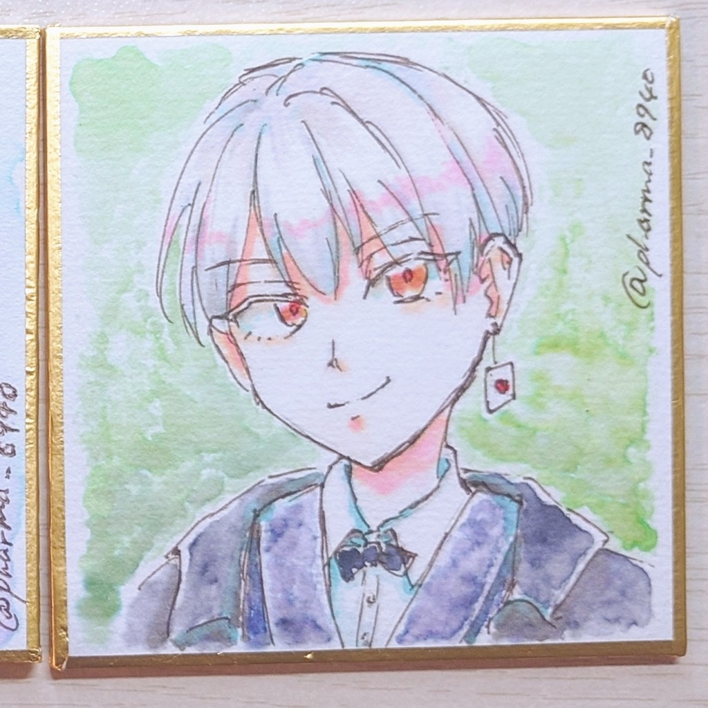 アナログ原画 豆色紙