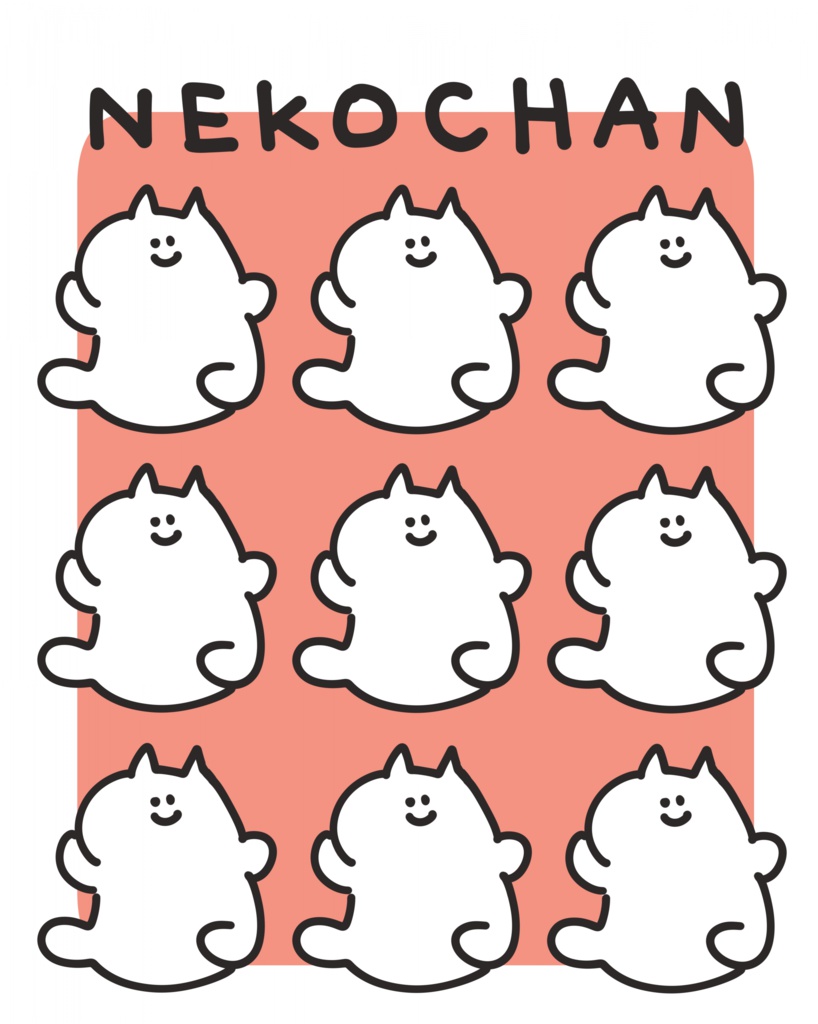 NEKOCHANティーシャツ あか