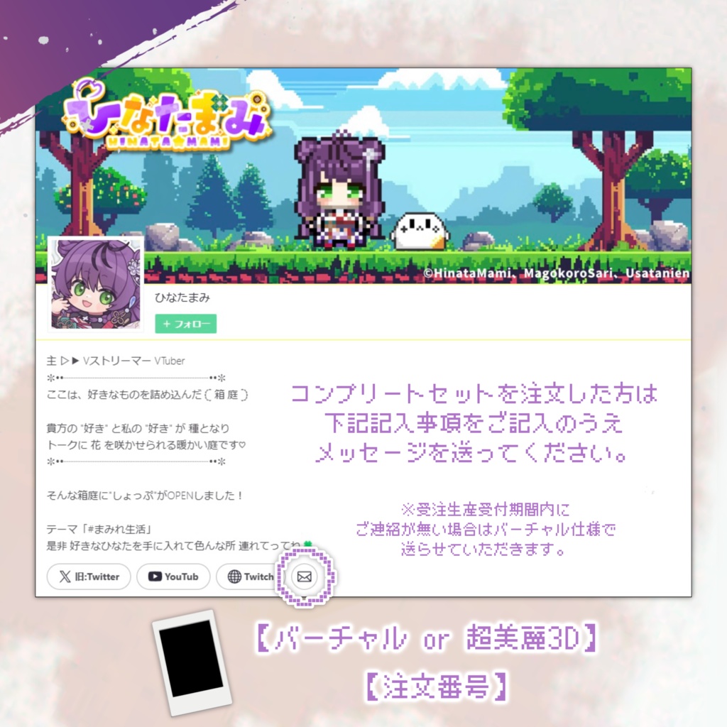 【受注生産限定】ひなたまみ デビュー記念グッズ★単品・コンプリートセット(特典あり)