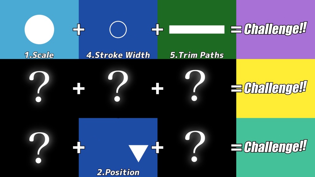 Motion Combo【After Effects学習用プロジェクトファイル】