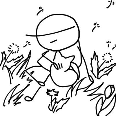 六の村 缶バッジ - 25mm【 にゃんこと添い寝 】