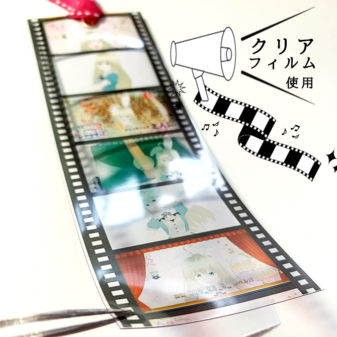 【VTuber】猫耳娘&アリス娘 映画フィルム風しおり