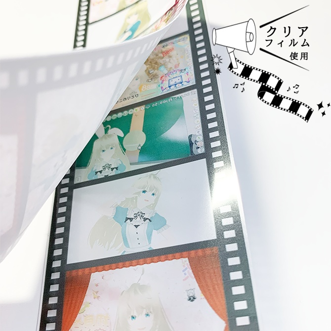 【VTuber】猫耳娘&アリス娘 映画フィルム風しおり