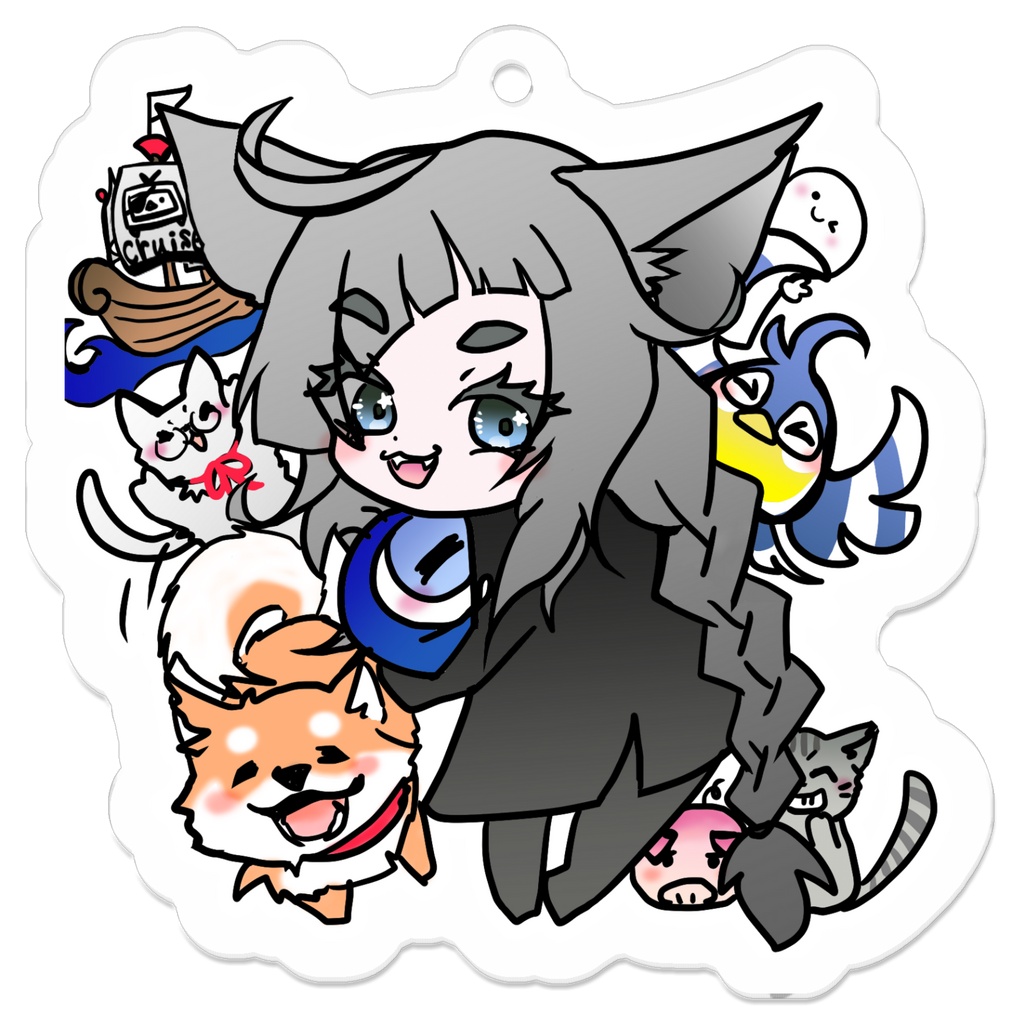 猫耳娘みんなde記念アクキー