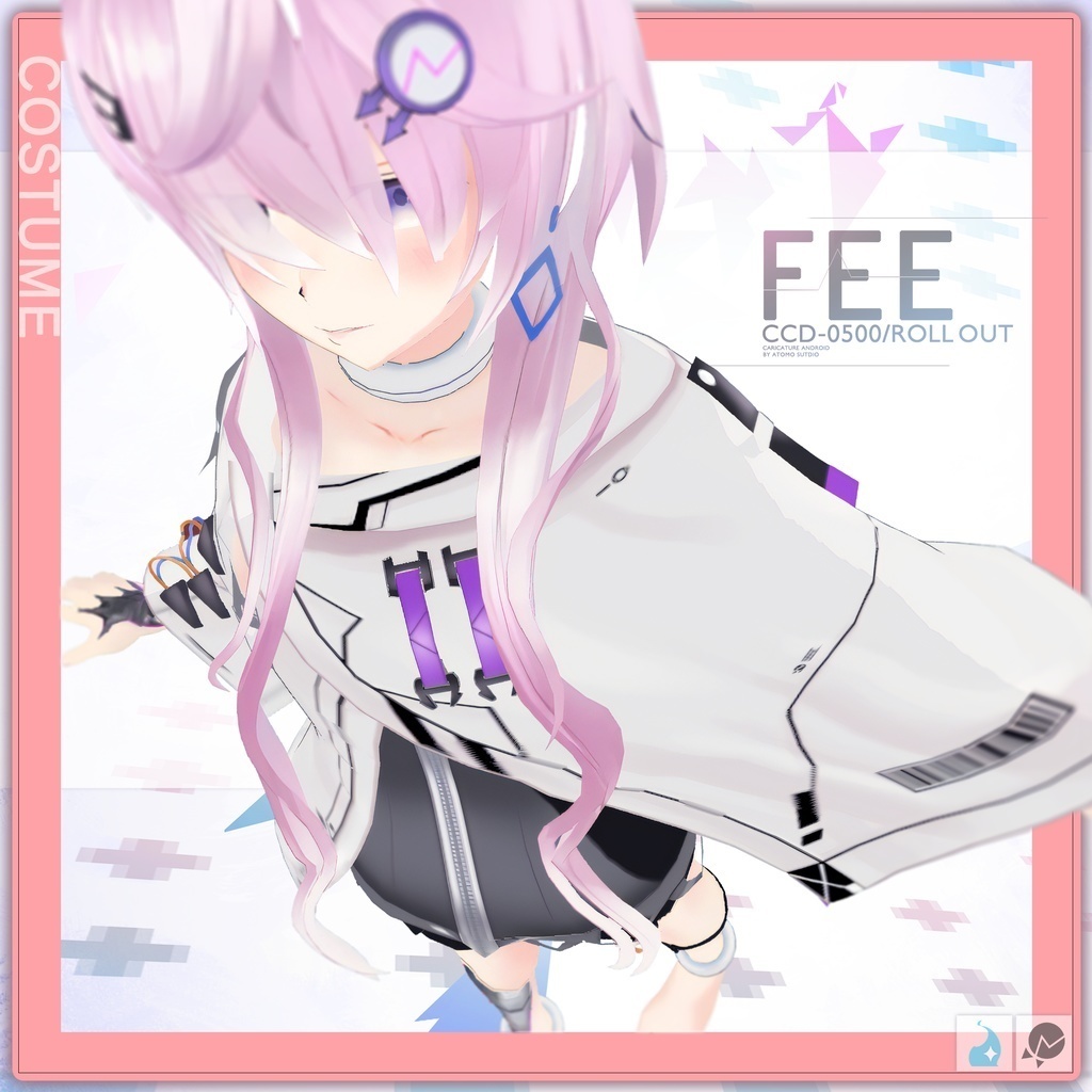 【For VRChat 3D Model】FEE tailor-made RolloutDress