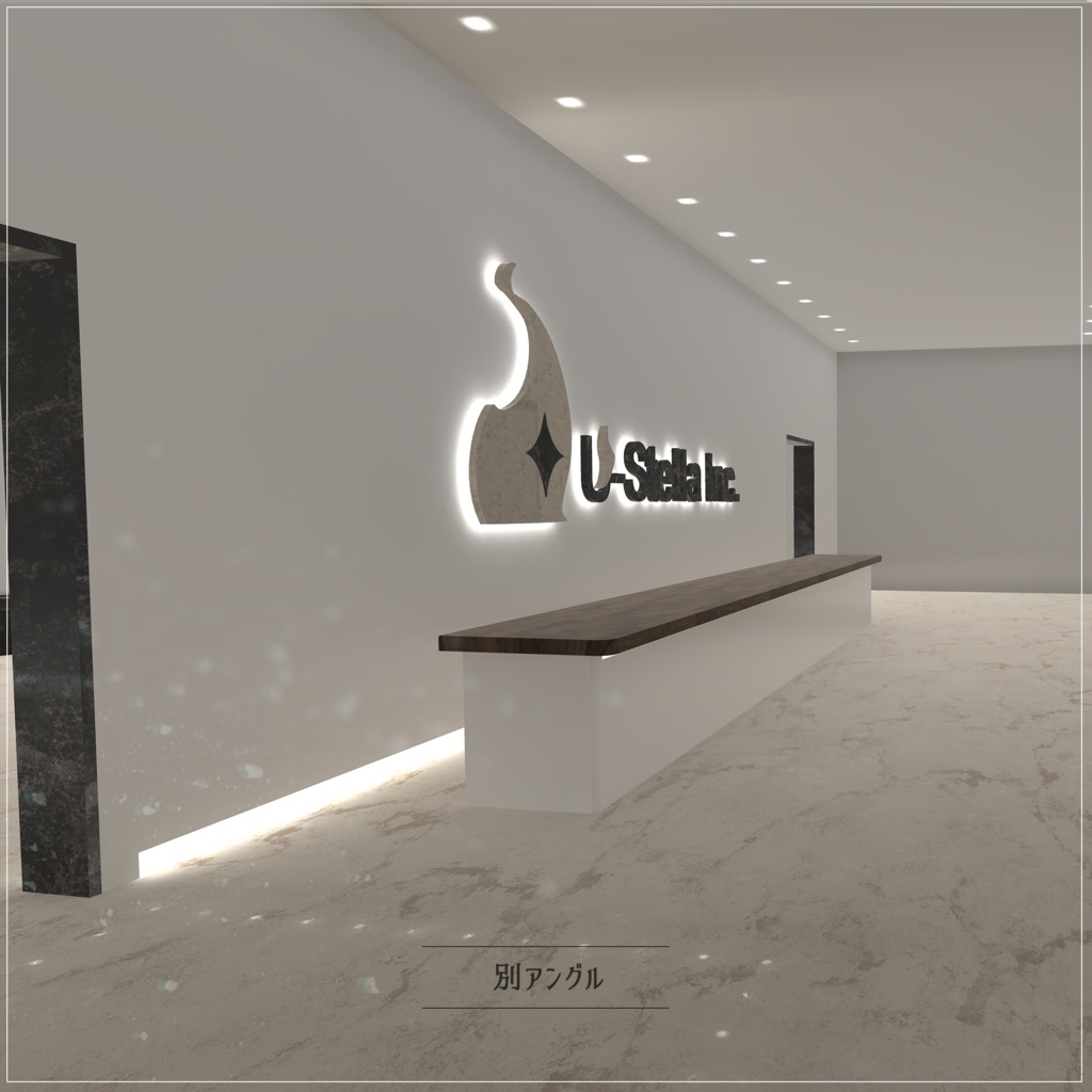 【For VRChat 3D World】展覧会場【PROJECT SOLCIEL】