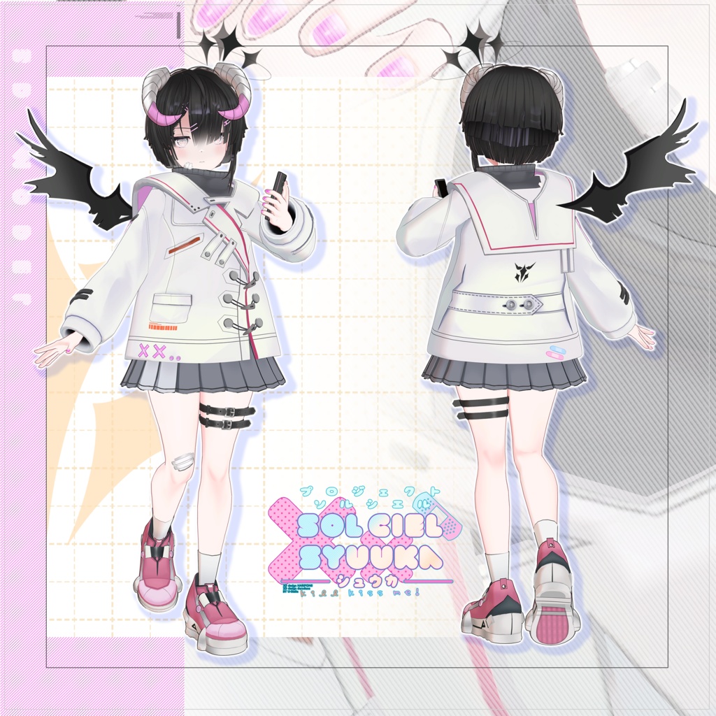 【シュウカ】 オリジナル3Dモデル