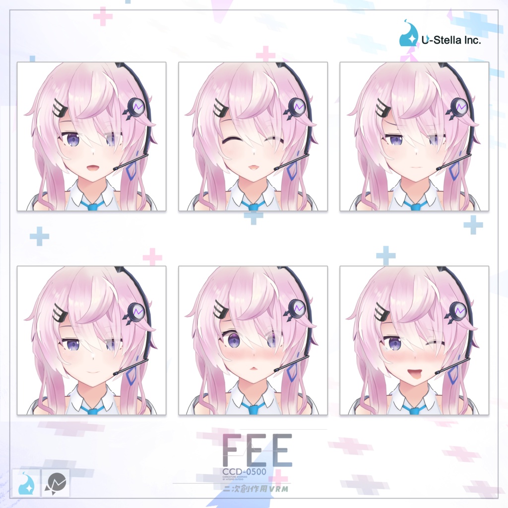 無料【二次創作用VRM3Dモデル】 NEW FEE